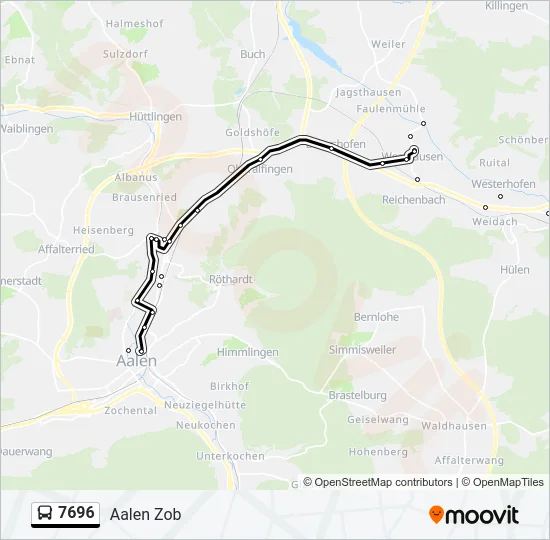 7696  Line Map