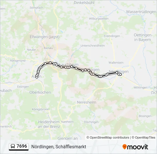 7696  Line Map