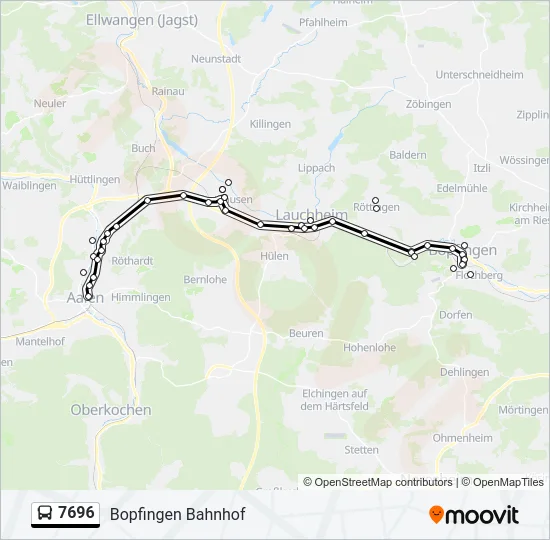 7696  Line Map