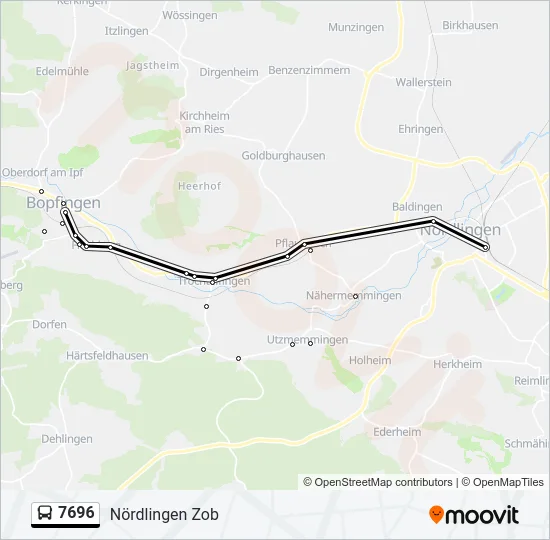 7696  Line Map