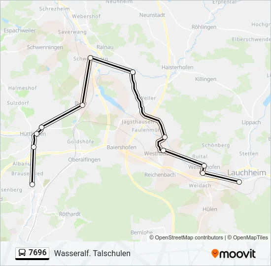 7696  Line Map