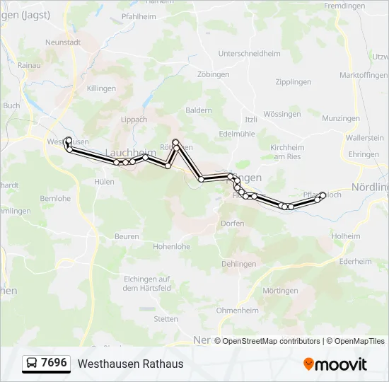 7696  Line Map