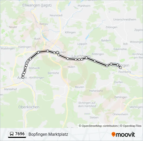 7696  Line Map