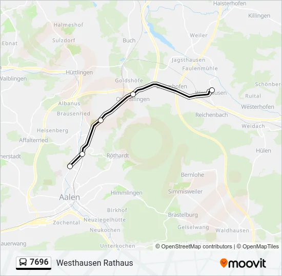 7696  Line Map