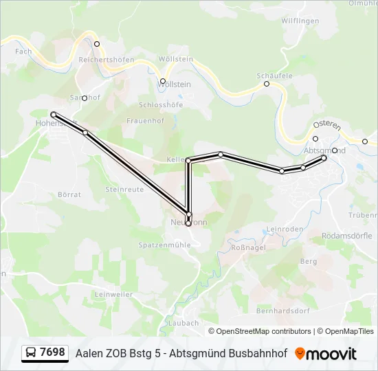 7698  Line Map