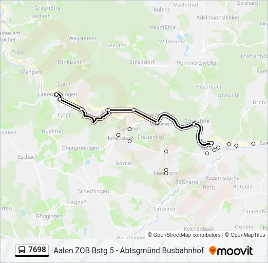 7698  Line Map