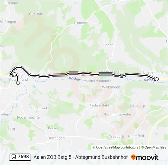 7698  Line Map