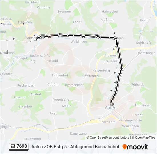 7698  Line Map