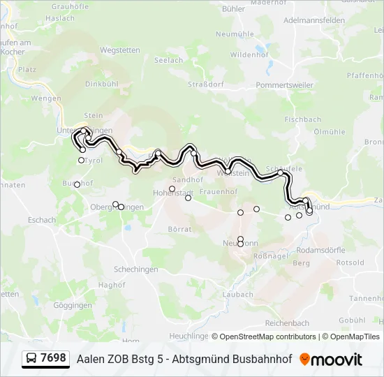 7698  Line Map