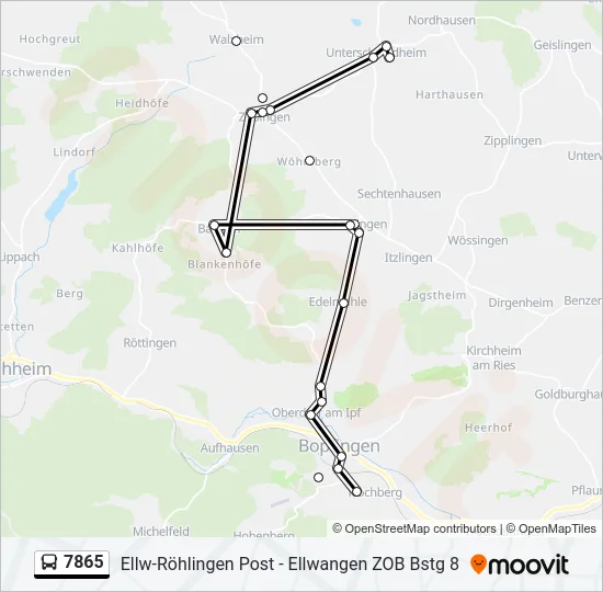 7865  Line Map