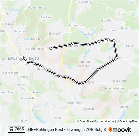 7865  Line Map