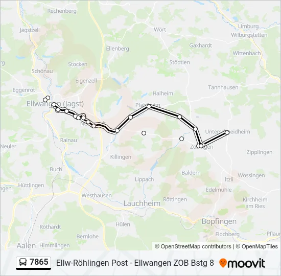 7865  Line Map