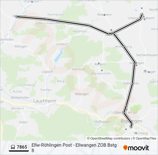 7865  Line Map