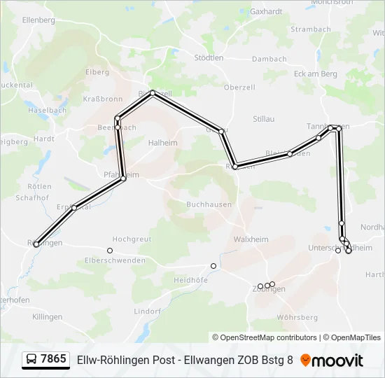 7865  Line Map