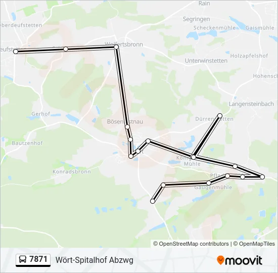 7871  Line Map