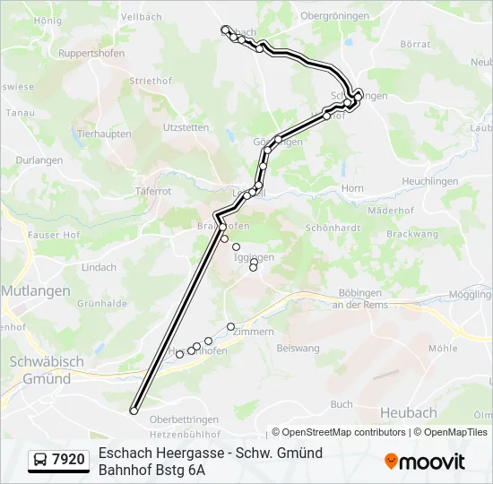 7920  Line Map