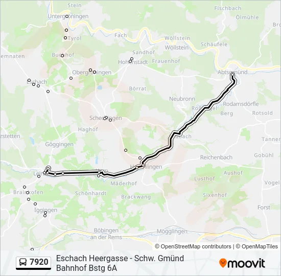 7920  Line Map
