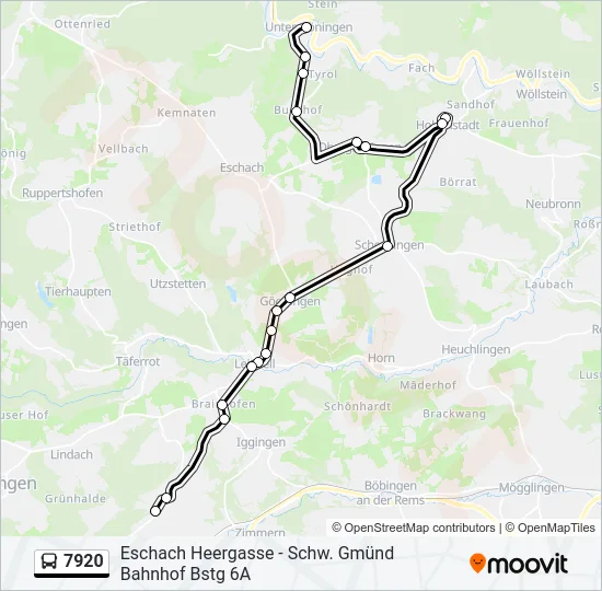 7920  Line Map