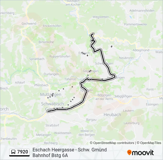 7920  Line Map