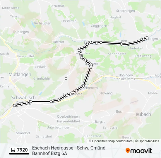 7920  Line Map
