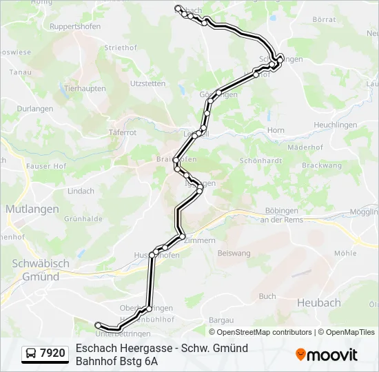 7920  Line Map