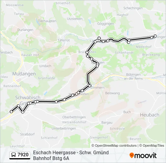 7920  Line Map
