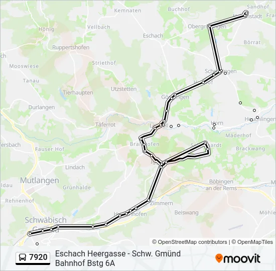 7920  Line Map