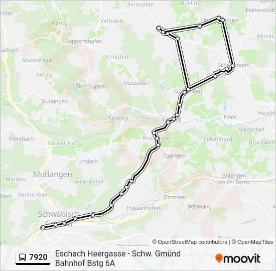 7920  Line Map