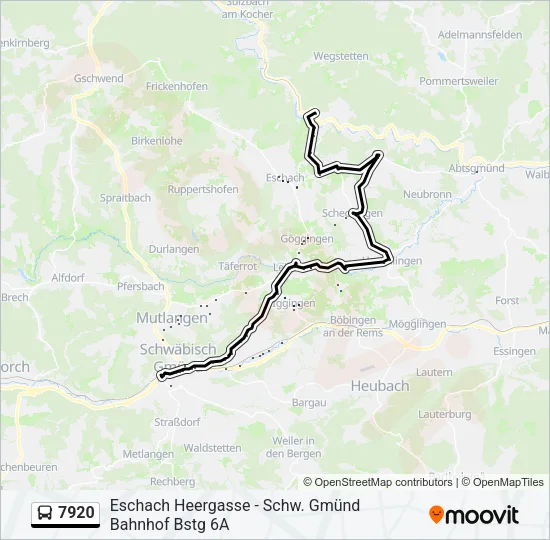7920  Line Map