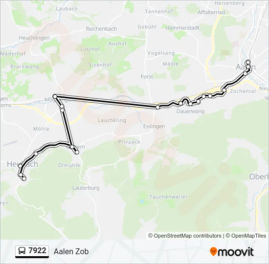 7922  Line Map