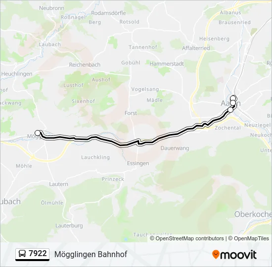 7922  Line Map