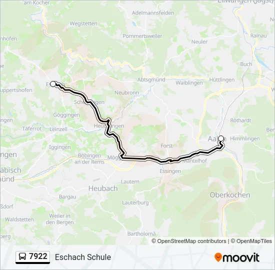7922  Line Map