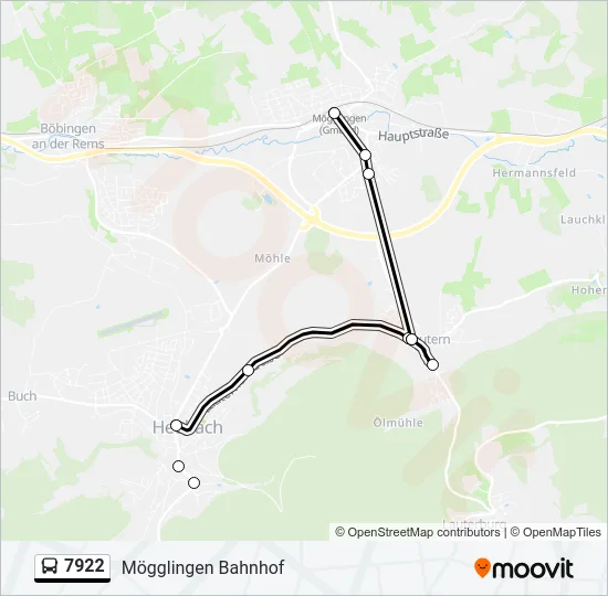 7922  Line Map