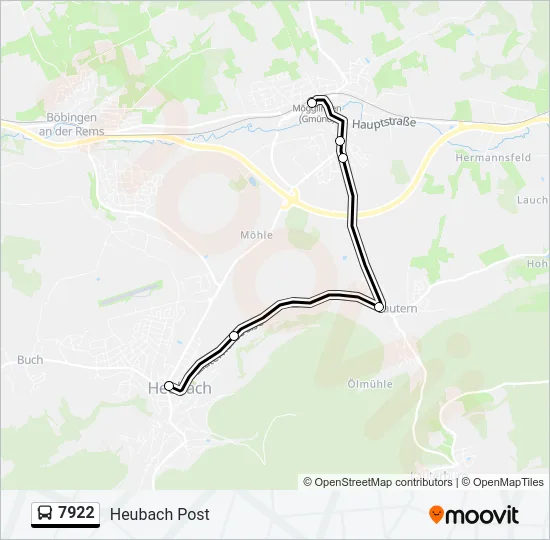 7922  Line Map