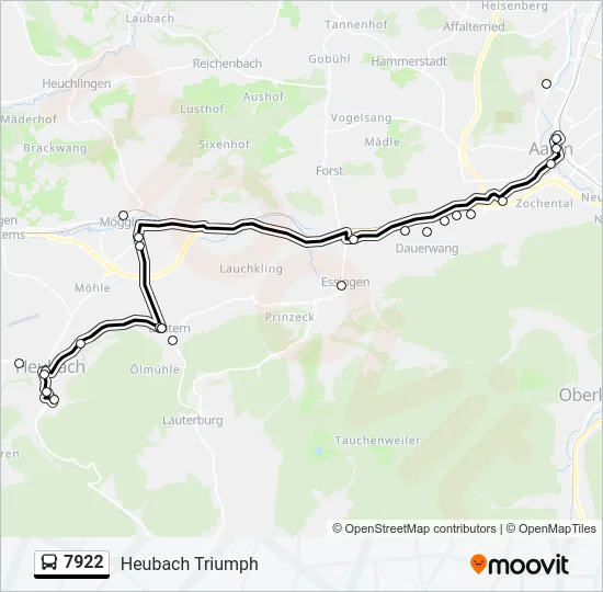 7922  Line Map