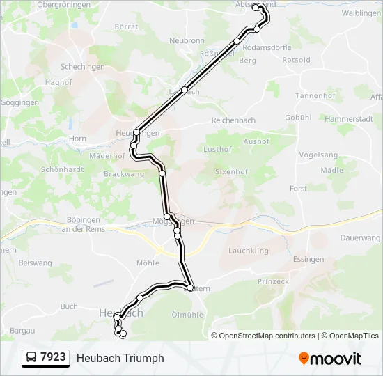 7923  Line Map