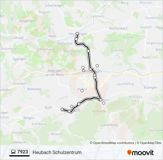 7923  Line Map