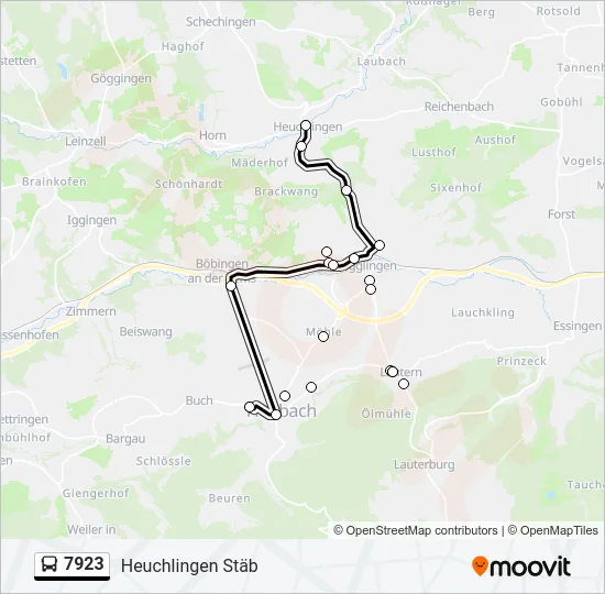 7923  Line Map