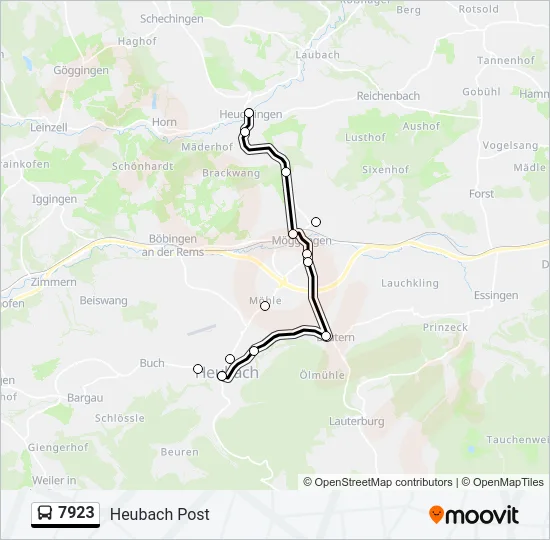 7923  Line Map