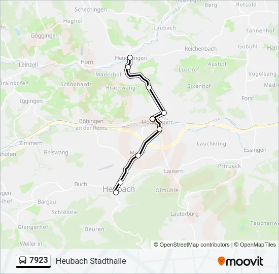 7923  Line Map