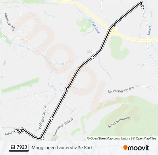 7923  Line Map