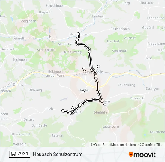 7931  Line Map