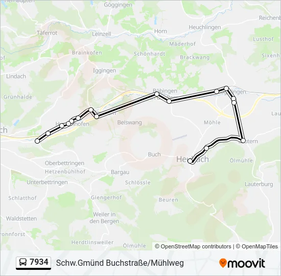 7934  Line Map