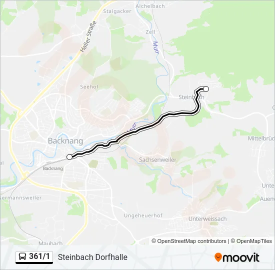 361/1  Line Map