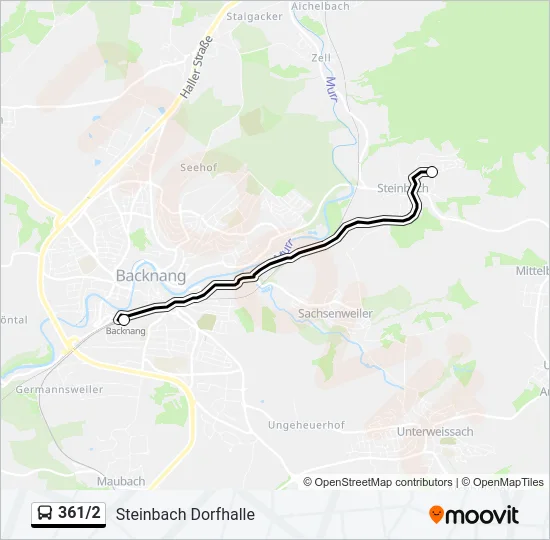 361/2  Line Map