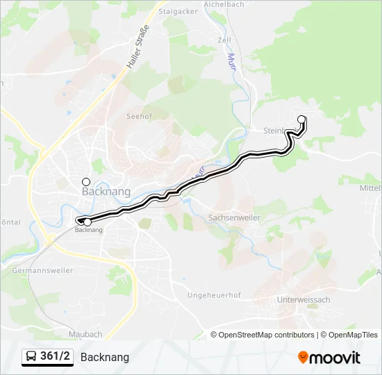 361/2  Line Map