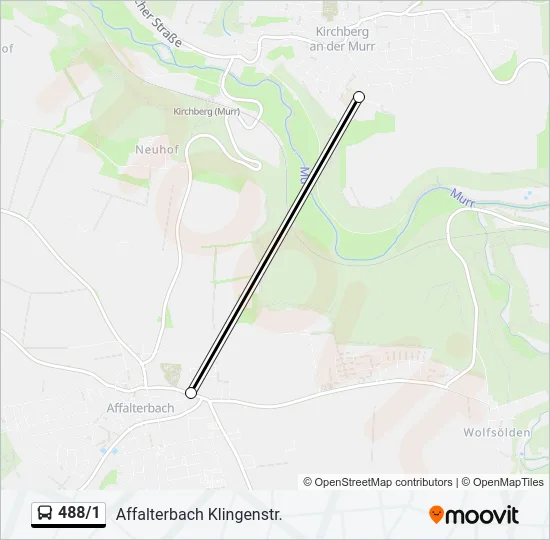 488/1  Line Map