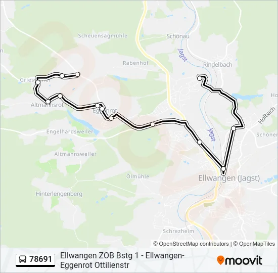 78691  Line Map