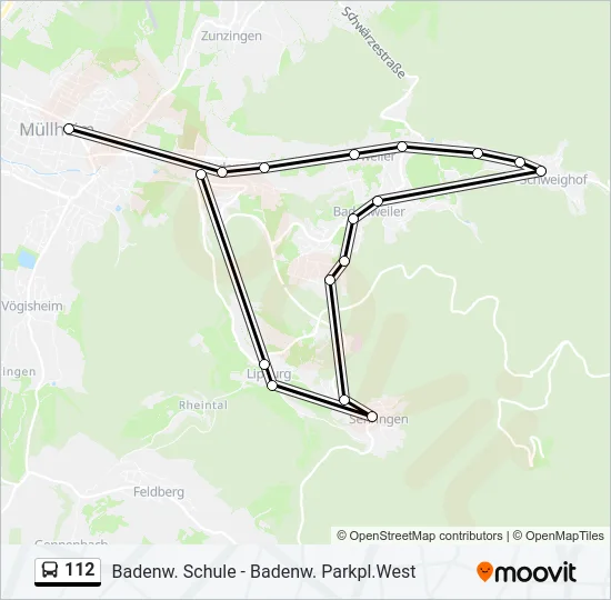 112  Line Map