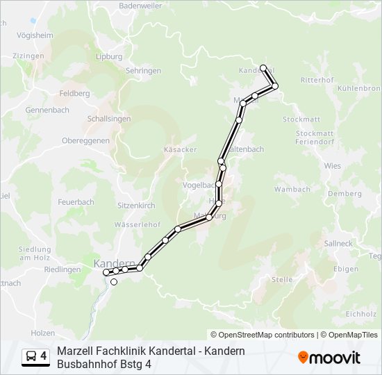 4 bus Line Map